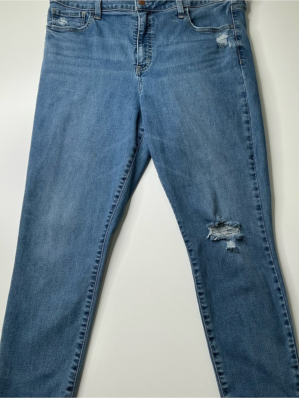 GAP Universal Jegging Jeans High Rise Blue Denim Skinny Stretch 34 18R Preowned